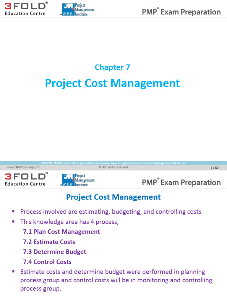 Project Cost Management Overview | PDF | Net Present Value | Internal ...