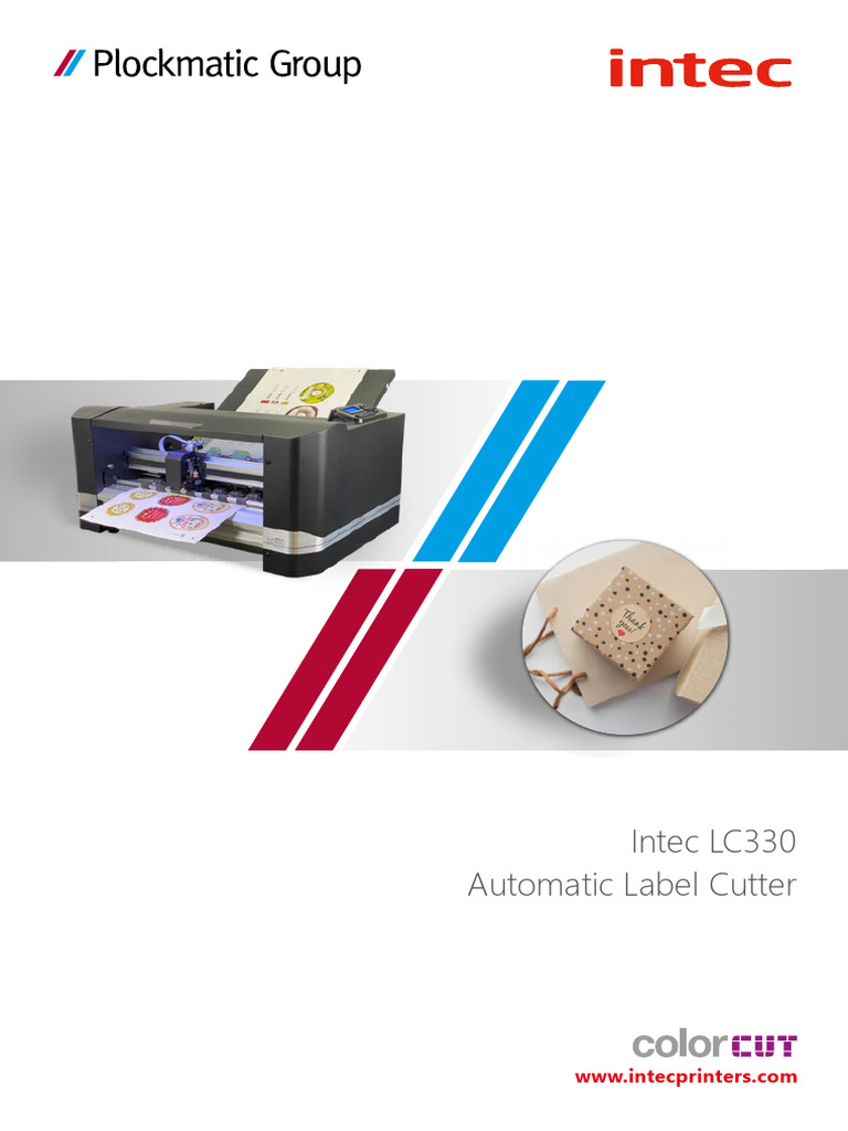 Intec LC330 Automatic Label Cutter | PDF | Adobe Creative Suite | Computing