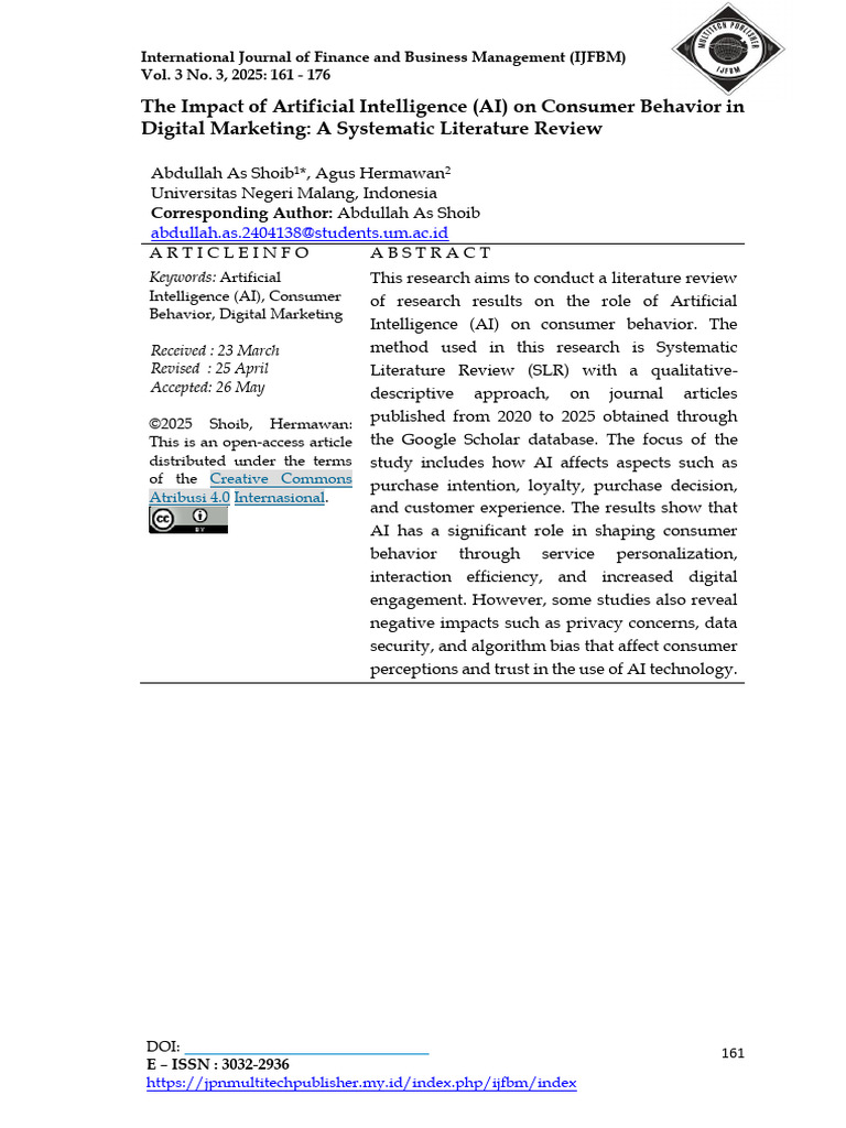 AI's Impact on Consumer Behavior in Marketing | PDF | Artificial ...