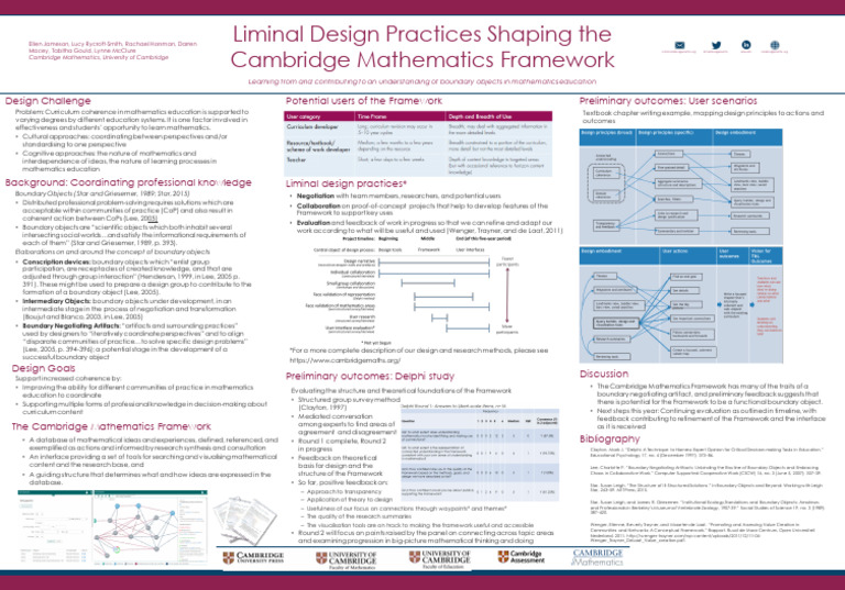 Boundary Objects in Math Education Framework | PDF | Design | Mathematics