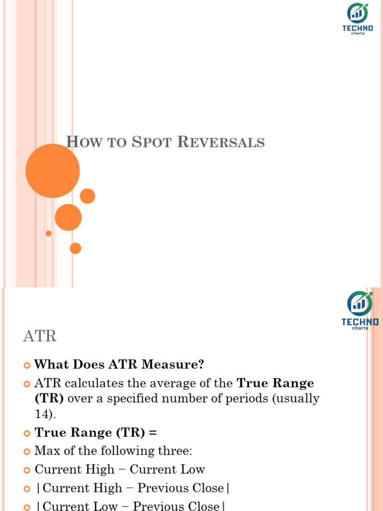 Using ATR for Trading Reversals | PDF