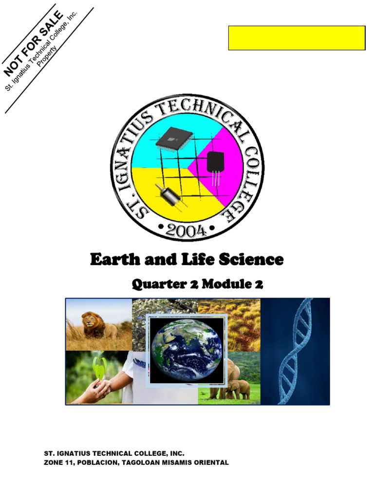 Earth and Life Science Q2 Module 2 SY 2025 2026 | PDF | Cell (Biology ...
