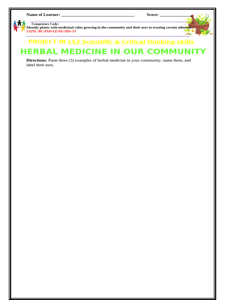 Curated visual reference: Visual Reference: Community Herbal Medicine Project Guide Pdf Medicine