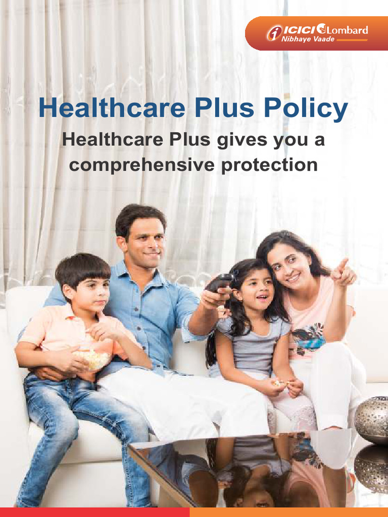 ICICI Lombard Healthcare Plus Policy | PDF | Insurance | Deductible