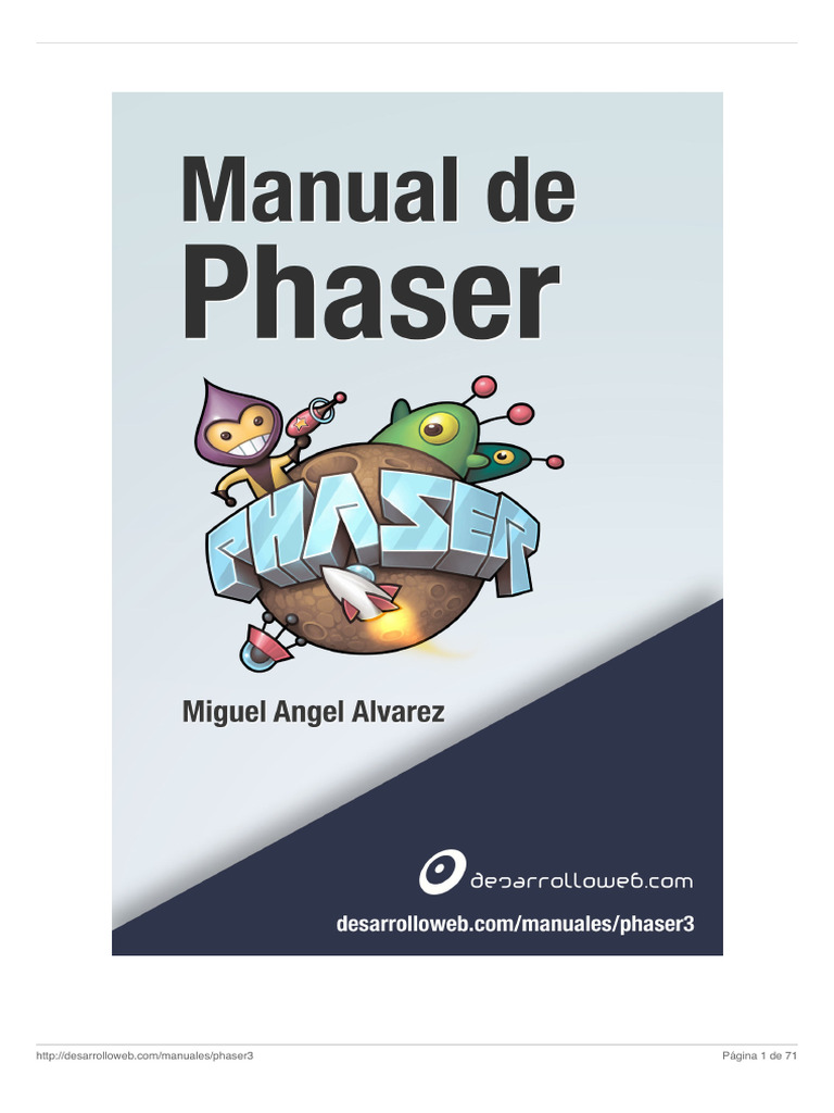 Manual de Phaser 3 para Juegos 2D | PDF | Web Gl | Script Java