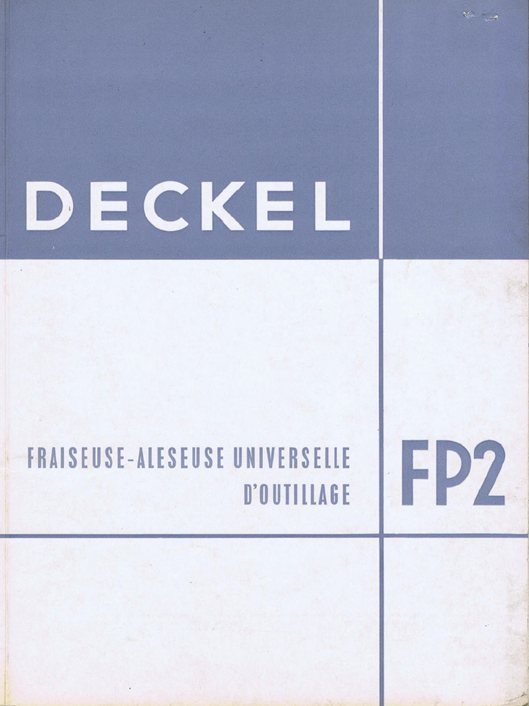 Deckel fp2 | PDF