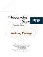 Wedding Package 2012