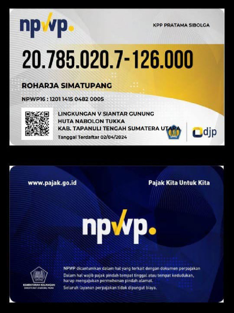 NPWP | PDF
