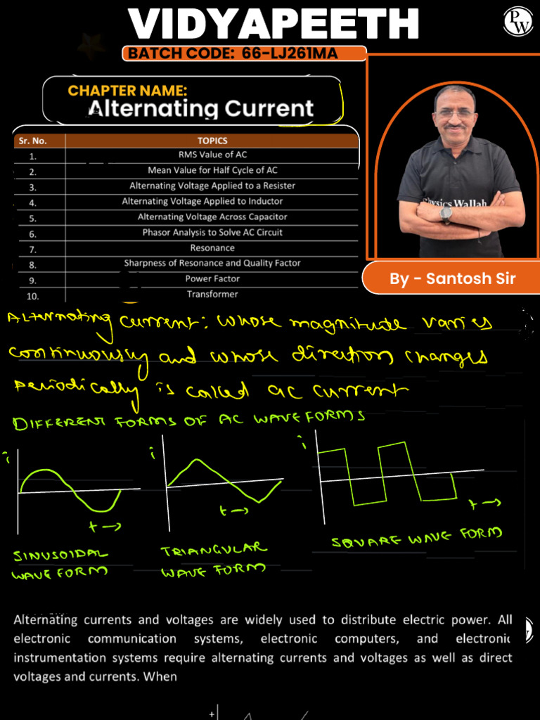 Ac CKT Notes | PDF