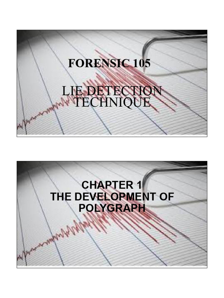 Understanding Polygraph Techniques | PDF | Polygraph