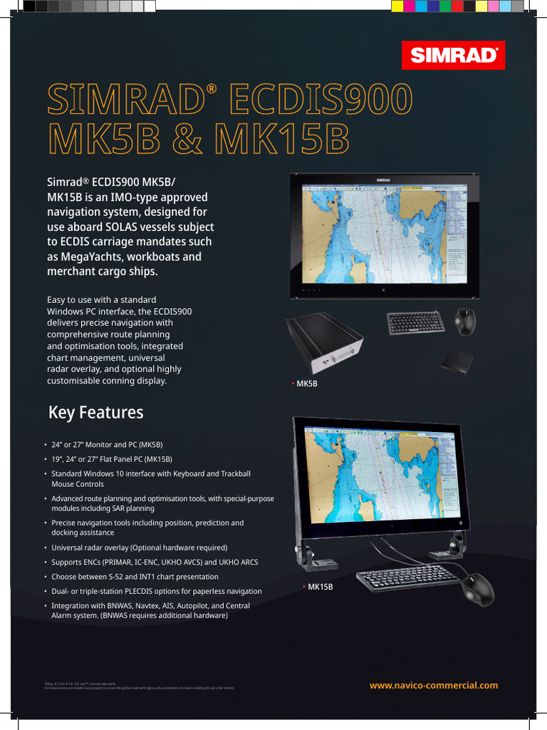 Simrad ECDIS900 MK5B & MK15B Overview | PDF | Computer Engineering ...