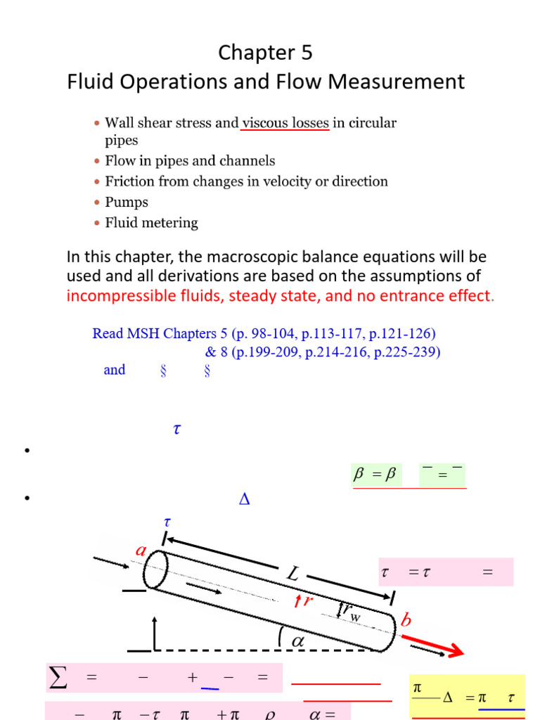 Fluid Flow Measurement and Friction Factors | PDF | Pressure | Fluid ...