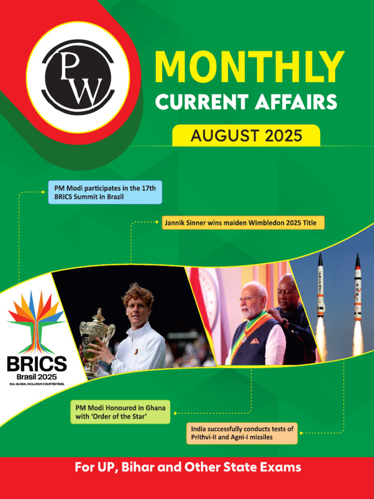 Current Affairs Overview - August 2025 | PDF | Democratic Kampuchea