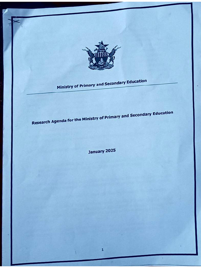 Reserach Agenda For MoPSE | PDF