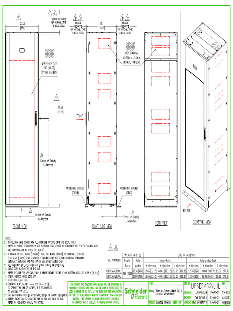 Libsesmggvlul Galaxy+Li Ion+Battery+Cabinet+Gvl+Ul | PDF