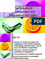 The Industries (Development and Regulation) Act 1951