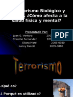 El Terrorismo Biológico y Químico