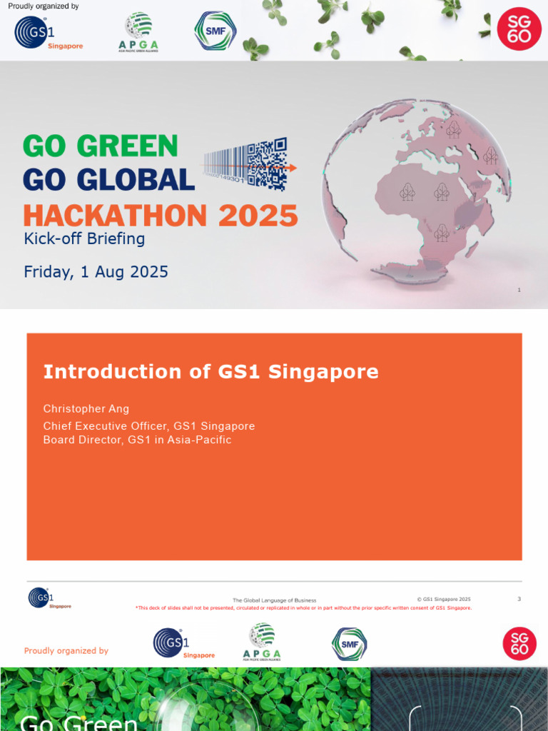 Go Green Go Global Hackathon 2025 | PDF | Sustainability | Product ...