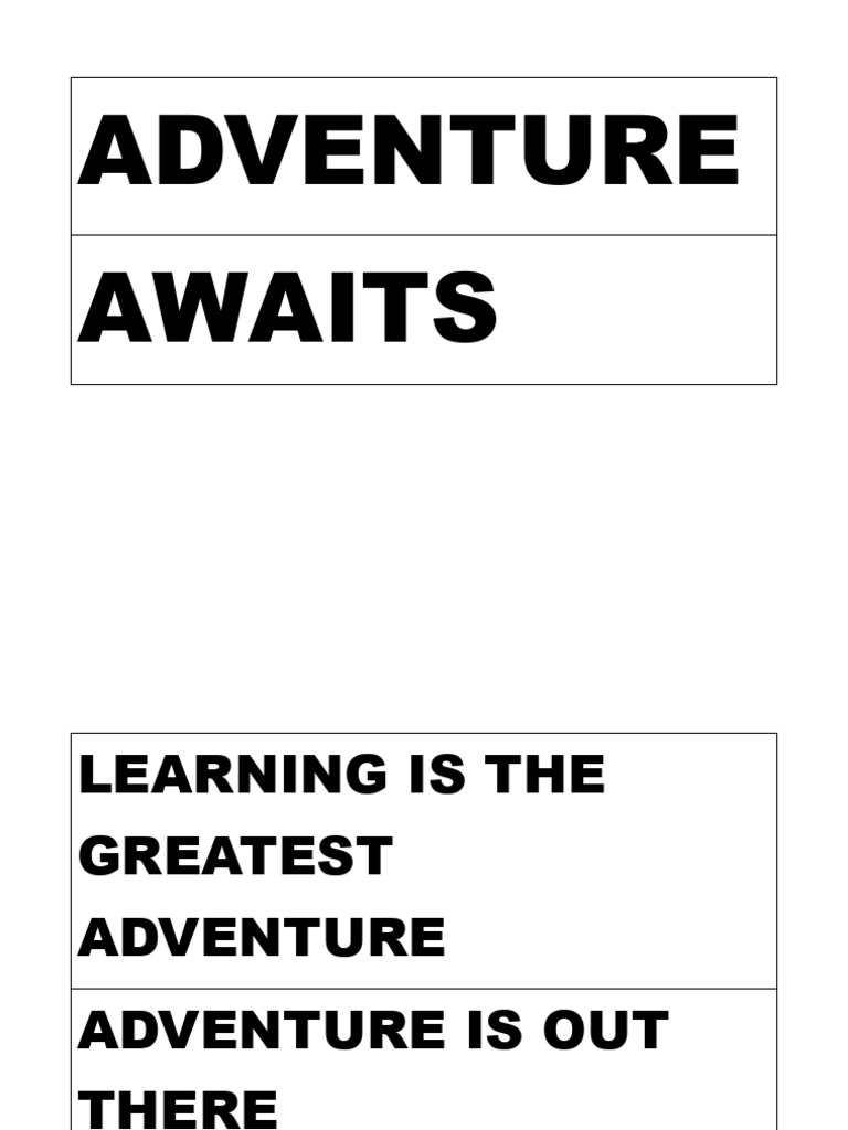 Adventure | PDF