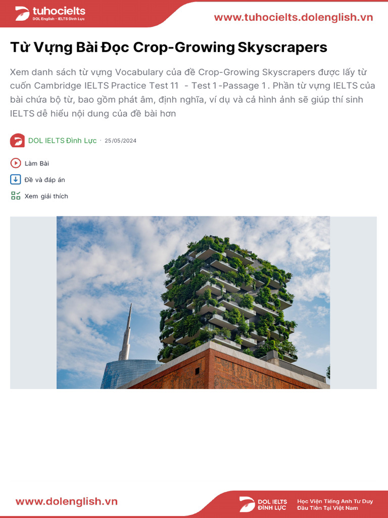 Crop Growing Skyscrapers | PDF
