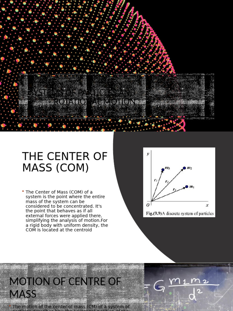 Center of Mass and Rotational Motion | PDF | Rotation Around A Fixed ...