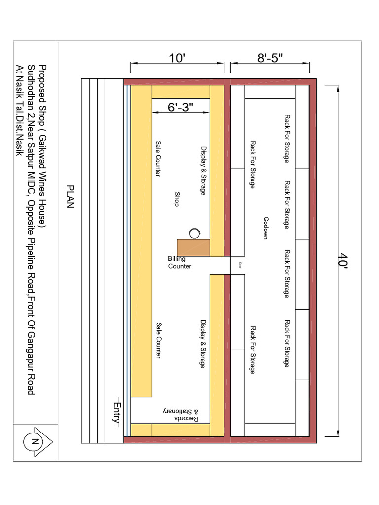 Storage Rack Layout for Gaikwad Wines | PDF