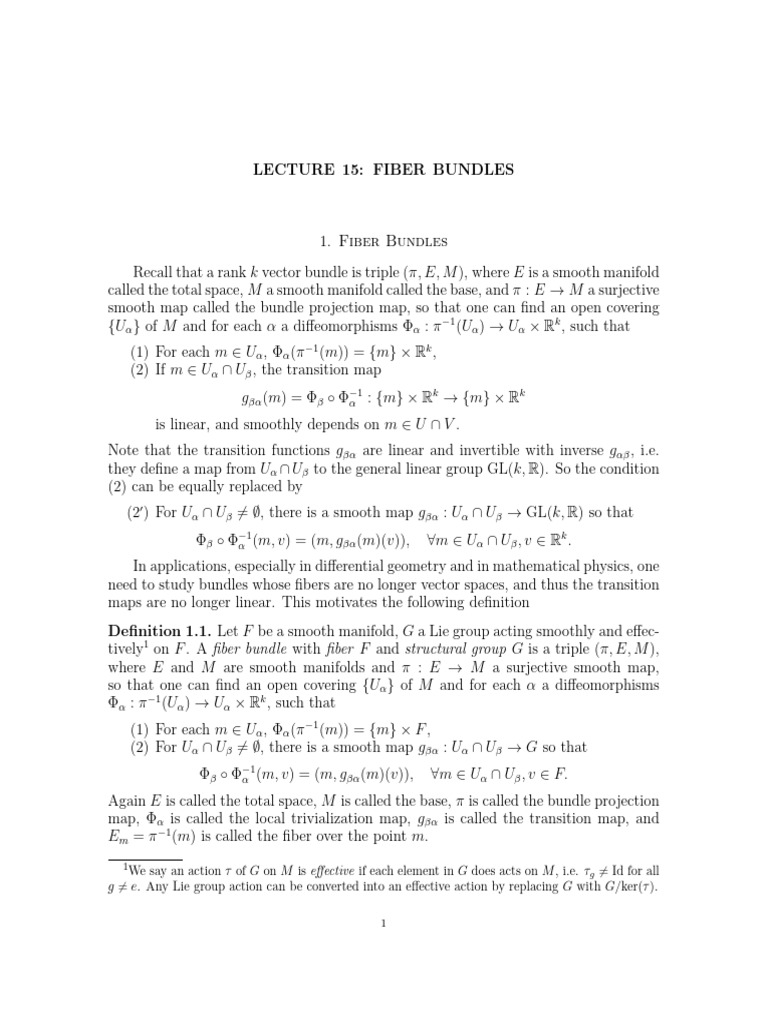 Lec 15 | PDF | Mathematical Physics | Geometry