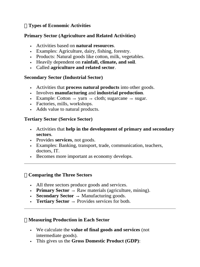 Sectors of Indian Economy | PDF | Employment | Underemployment