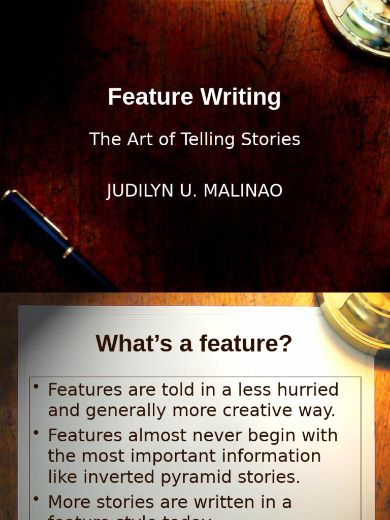 Mastering Feature Writing Techniques | PDF | Linguistic Morphology | Syntax
