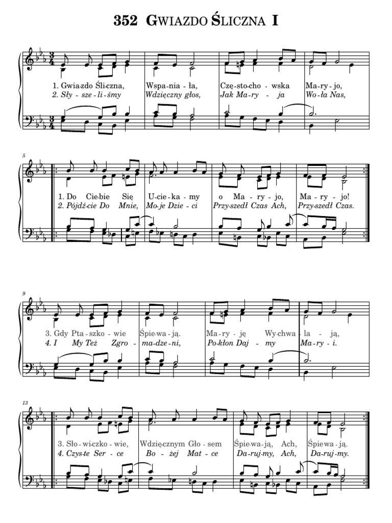 0352 - Gwiazdo Śliczna I | PDF