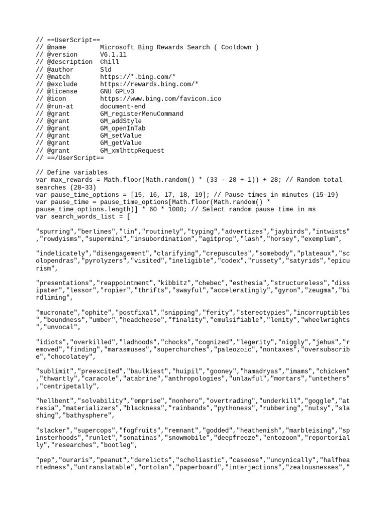 Bing Rewards Search Enhancer | PDF