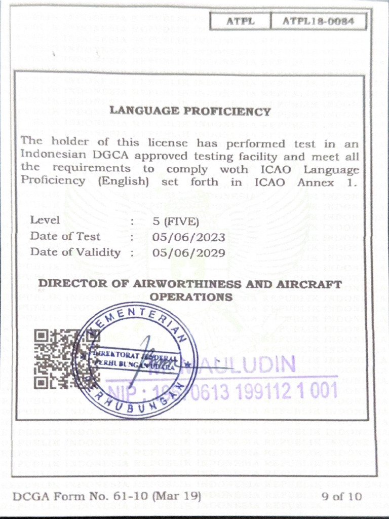 ICAO English Proficiency | PDF