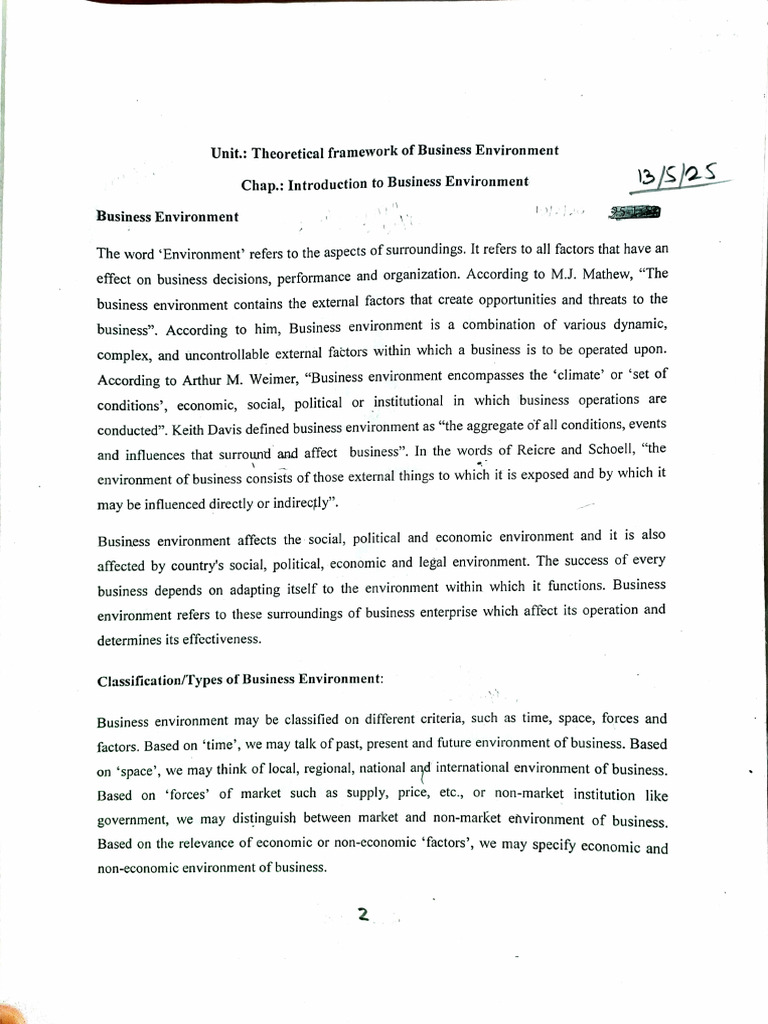 Business Environment | PDF | Swot Analysis | Marketing