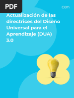 CAST (2024) - Pautas Del DUA 3.0 | PDF | Aprendizaje | Las emociones