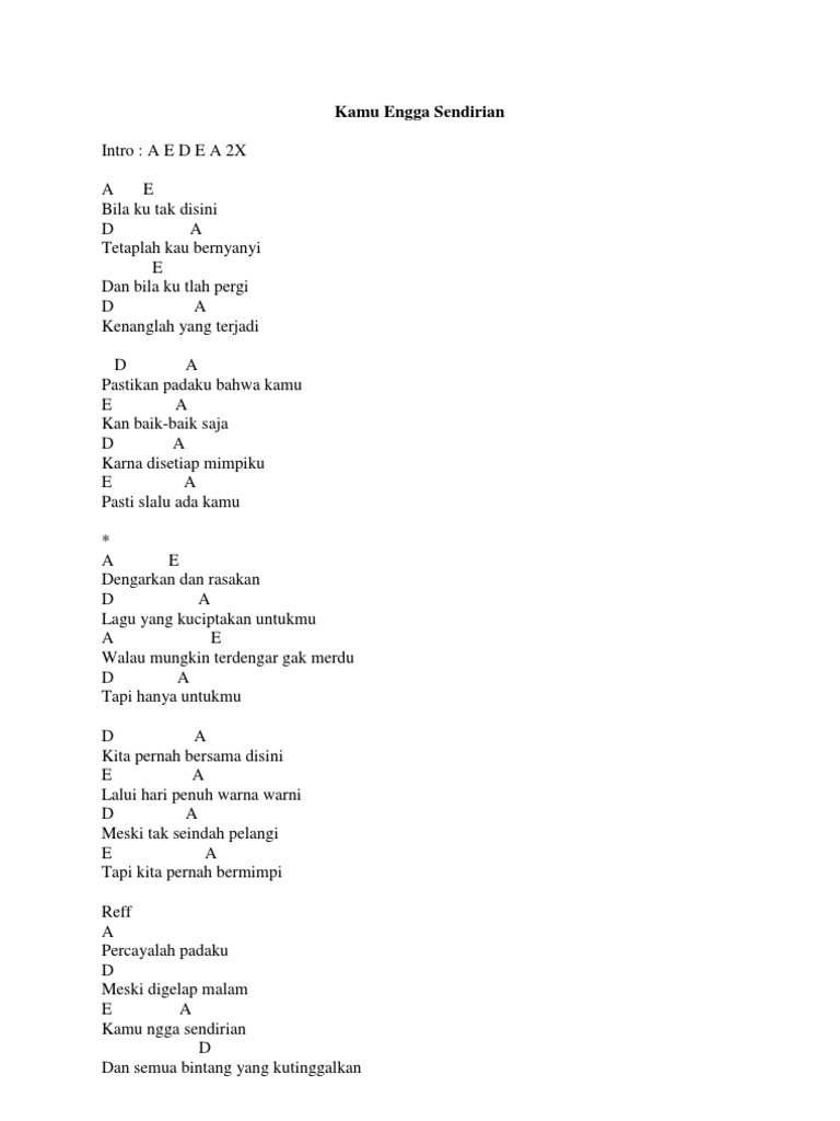 Lirik Lagu Pdf