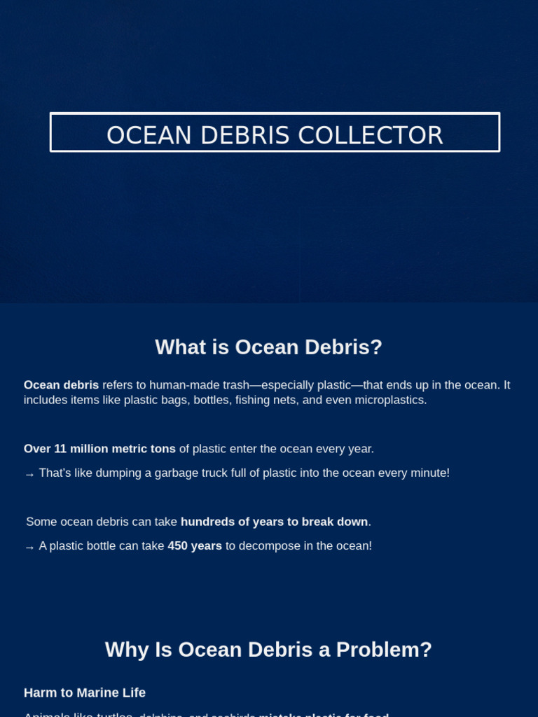 Ocean Debris Collector Overview | PDF