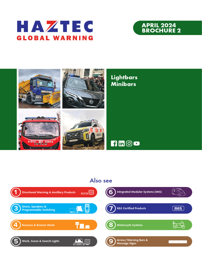 Haztec Lightbars: Configurable Solutions | PDF | Light Emitting Diode ...