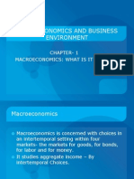 Macroeconomics and Business Environment: Chapter-1 Macroeconomics: What Is It About?