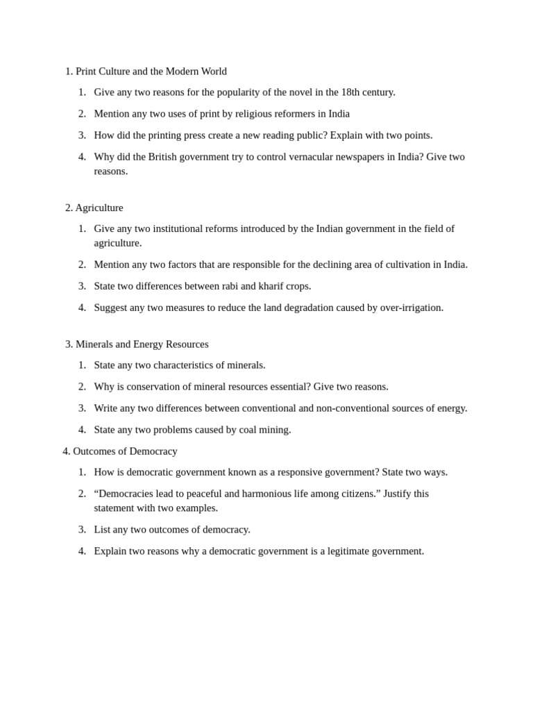 Key Topics in Modern Society and Economy | PDF