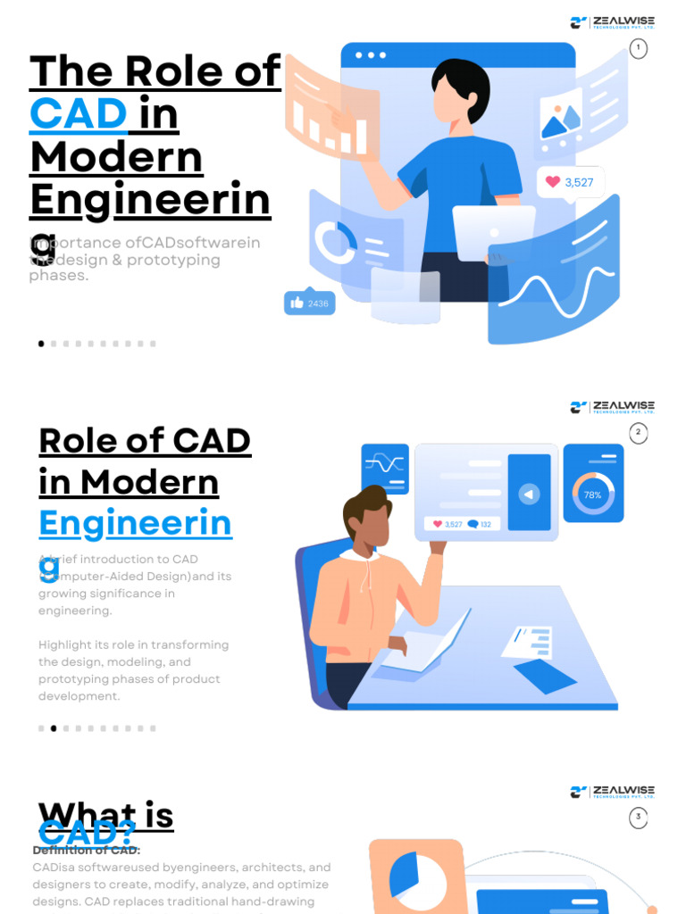 CAD Design Process in Engineering | PDF | Computer Aided Design ...