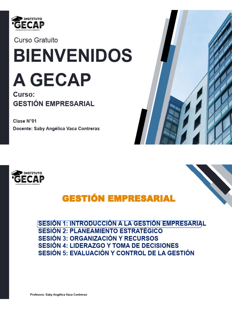 Curso Gratis de Gestión Empresarial GECAP | PDF | Business | Economias