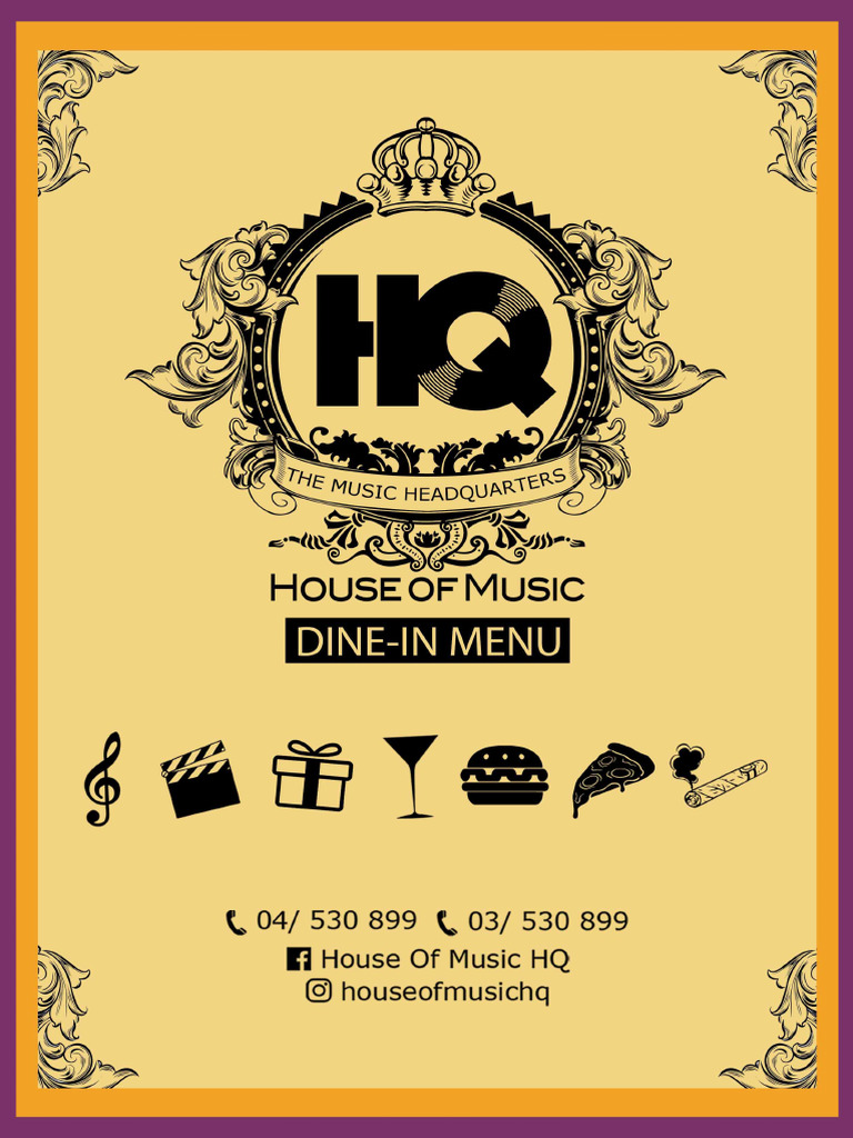 HQ Menu | PDF
