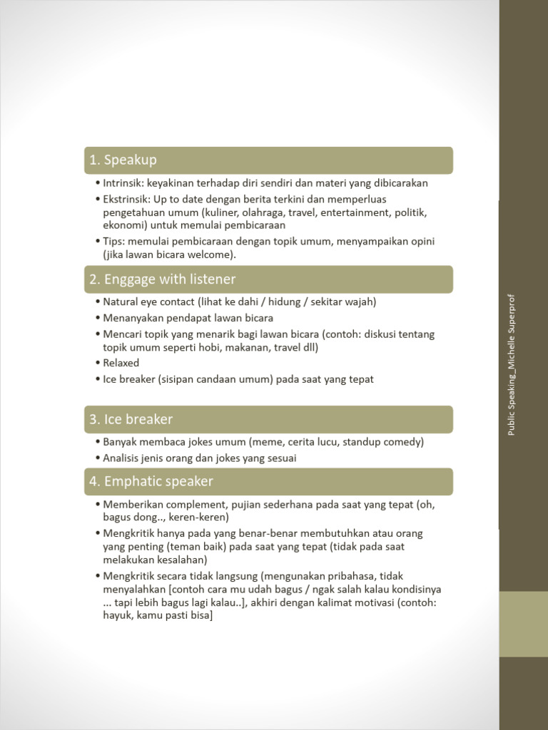 Public Speaking 101 | PDF