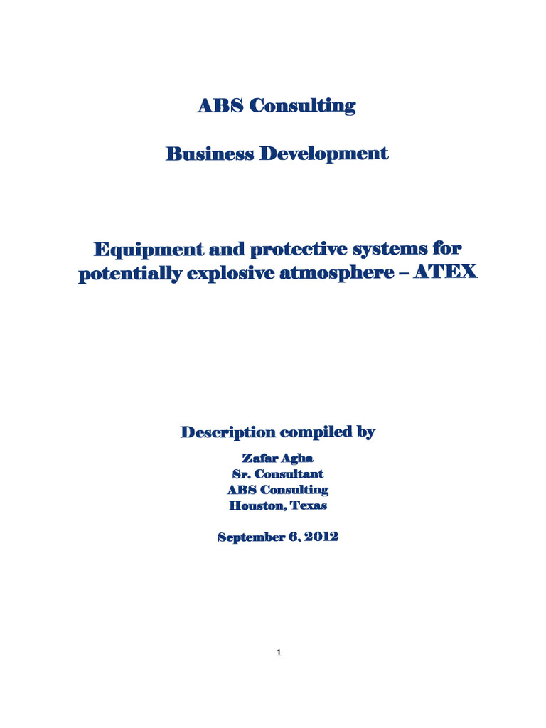 ATEX Introduction | PDF