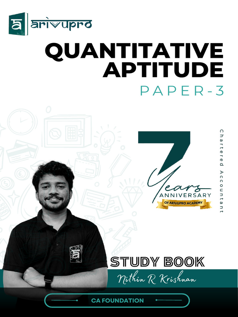 CA Foundation Quantitative Aptitude Guide | PDF | Mean | Arithmetic Mean