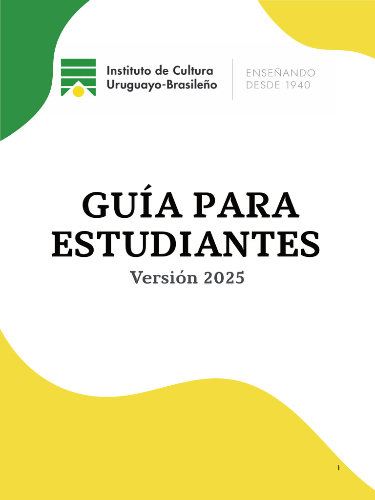ICUB Guia para Estudiantes 2025 | PDF | Inteligencia artificial ...