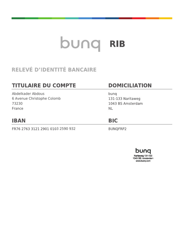 Bunq Rib 10199 | PDF
