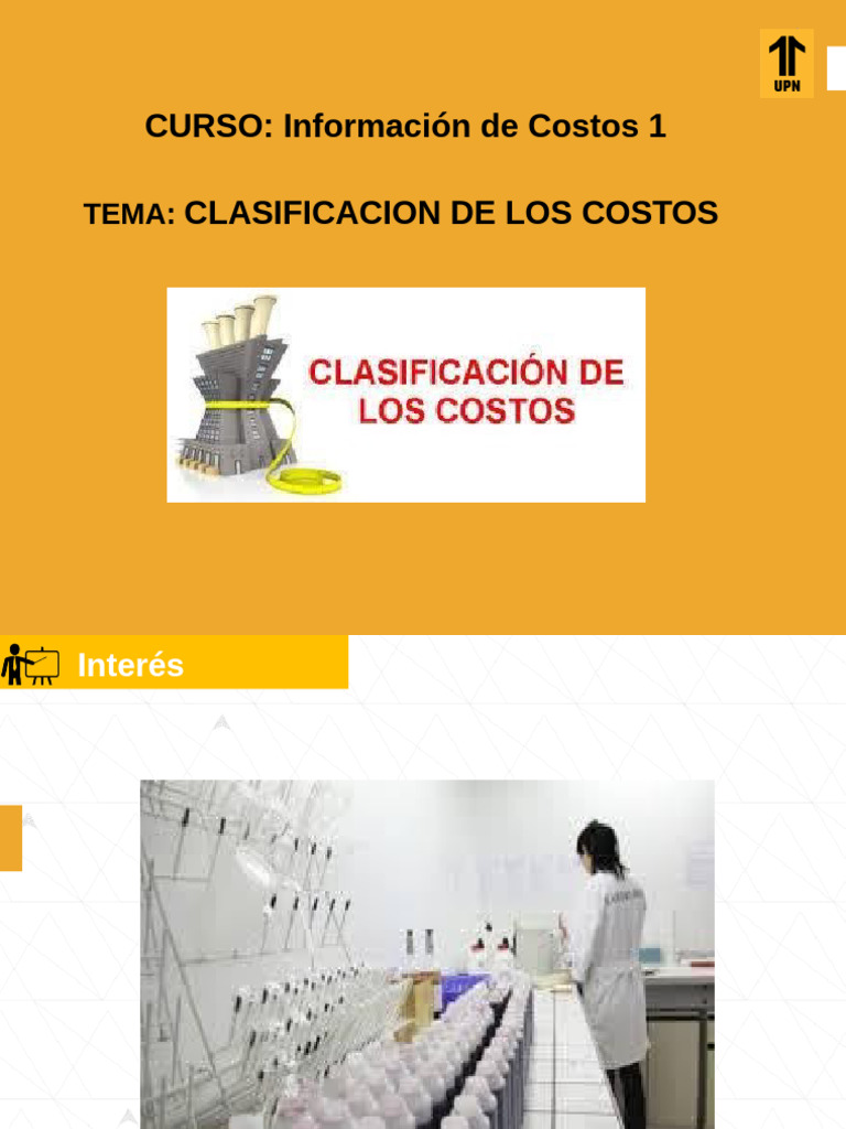 SEMANA 03 - Clasificación de Los Costos | PDF | Costo | Economias