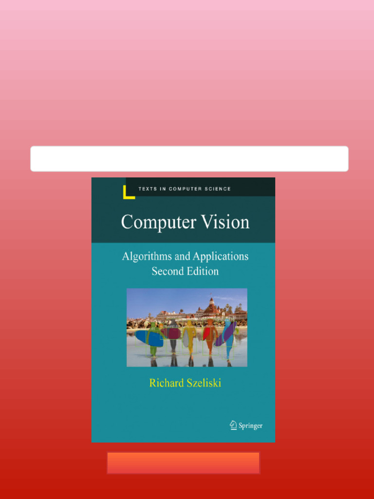 Computer Vision Algorithms and Applications 2nd Edition Richard
