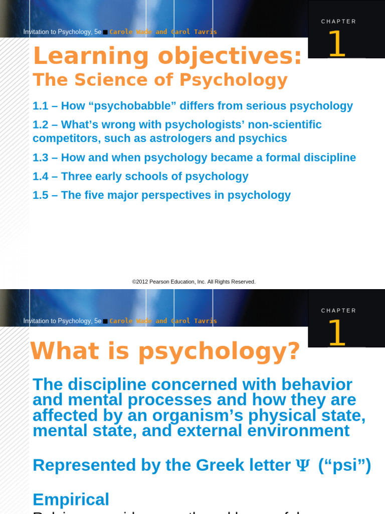 Introduction to Psychology Concepts | PDF | Psychology | Statistics